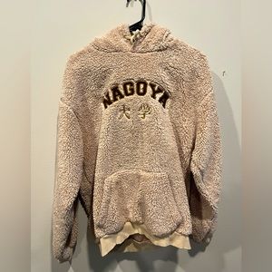 Sherpa/Teddy bear hoodie by Urban Outfitters